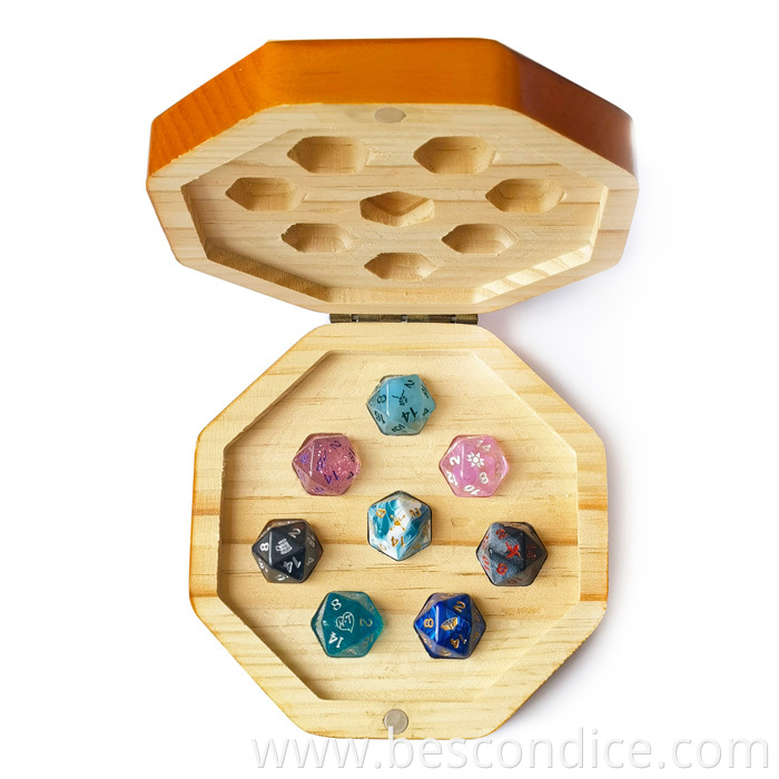 Handmade Wooden Dice Box Handmade Wooden Dice Box